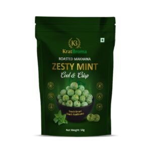 KratBroma Zesty Mint Roasted Makhana – 50g photo review