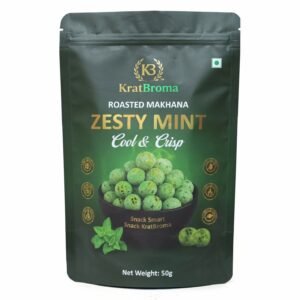 KratBroma Zesty Mint Roasted Makhana – 50g