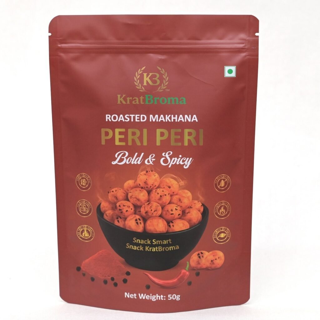 KratBroma Peri Peri Roasted Makhana – 50g